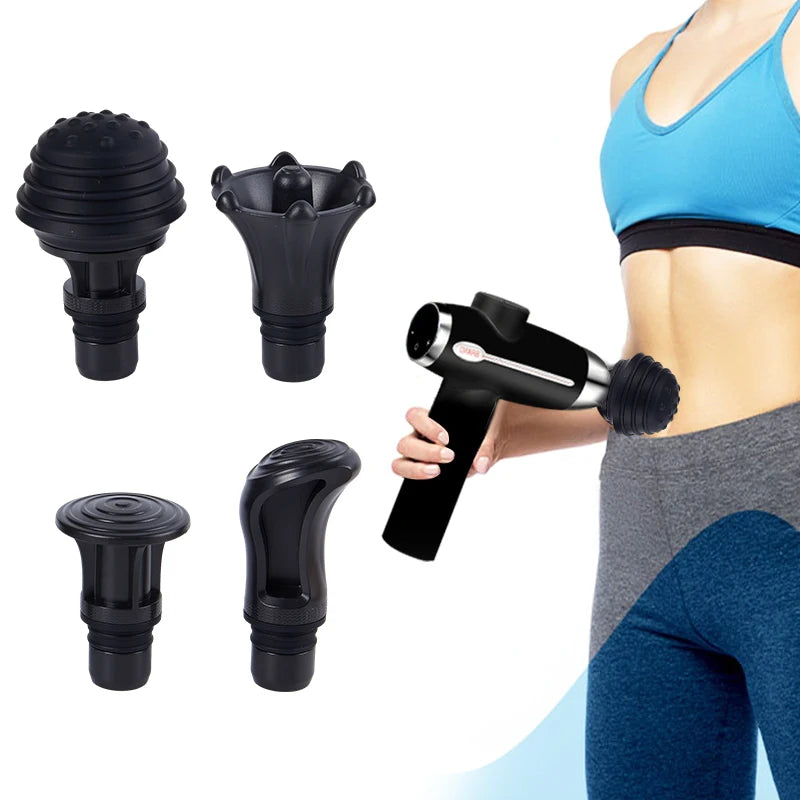 4Pcs Muscle Relaxation Massage Gun Heads For Massager Muscle Relaxation Accessories Suitable Comfortable Dropshipping