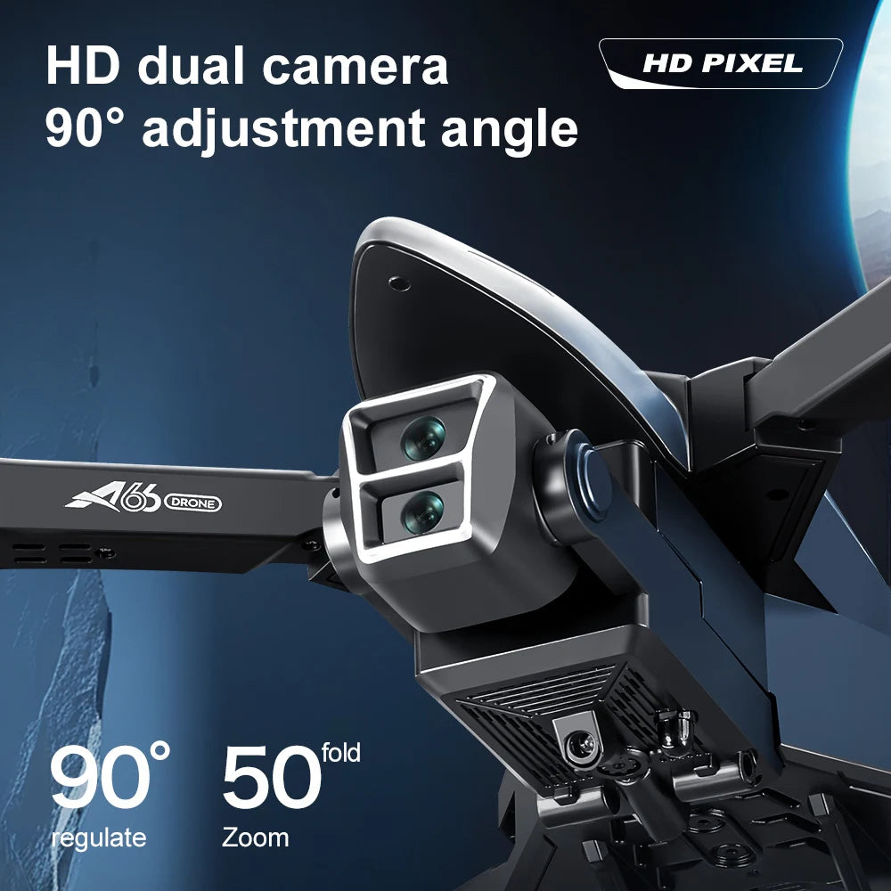 Drone Spray Fighter HD Dual Camera A66 Aerial Photography Drone Obstacle Avoidance Optical Flow with WIFI Signal Headless Mode - Uknowucme