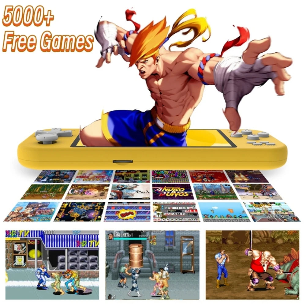 X20 mini 4.3 inch IPS screen Handheld Portable Game Console 32GB 8GB 5000 games for 8/16/32 bit Arcade Video games child gift