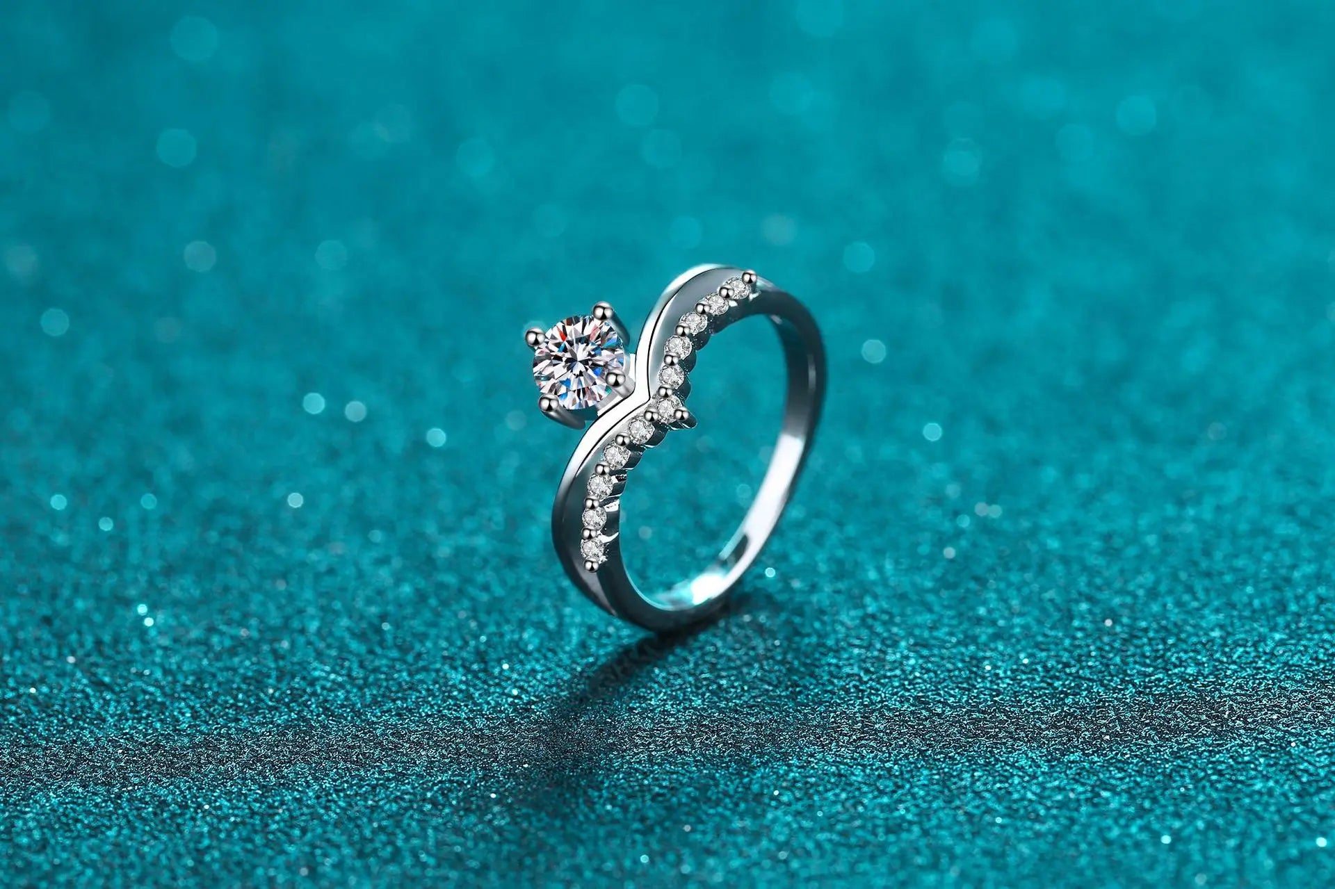 Moissanite Ring Original 100% 925 Sterling Silver Jewellery ladies Women's Factory Sales Jewelry 2025 Wedding Engagement Rings - Uknowucme