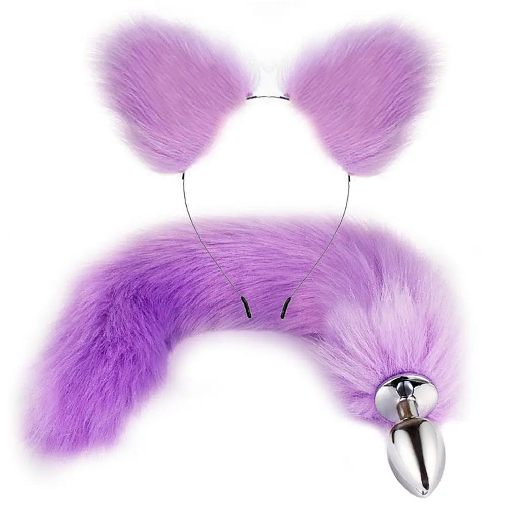 Anal Plug Sexy Fox Tail Vaginal Plug Dildo Masturbation Anal Vibrator Men Prostate Massager Female Masturbator Anal Masturbating