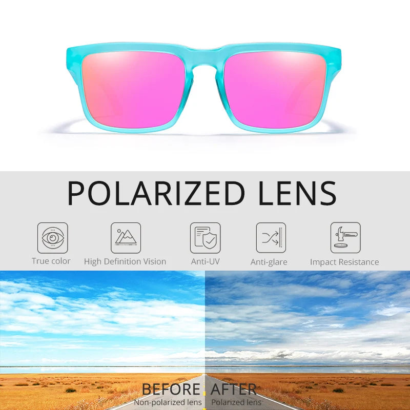 2024 Kdeam High Quality Polarized Sunglasses for Women Men Fashion Unisex Brand Popular Trendy Outdoor Eyewear For Couple - Uknowucme
