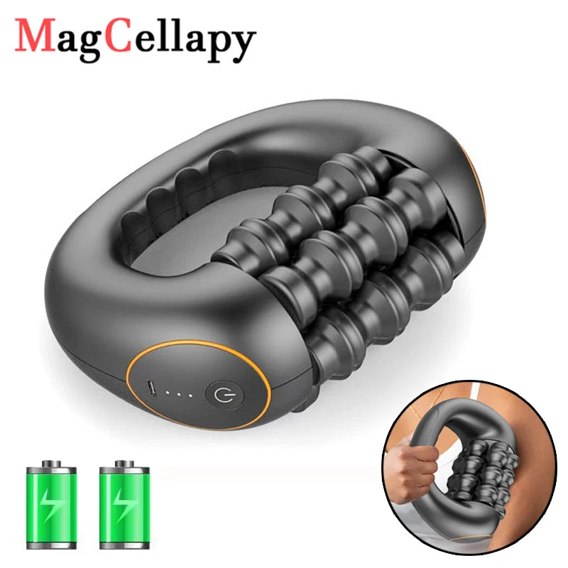 Massage Roller Handheld Deep Muscle Massage Relaxation Gun Suitable For Back And Shoulder Recovery After Exercise and Futness