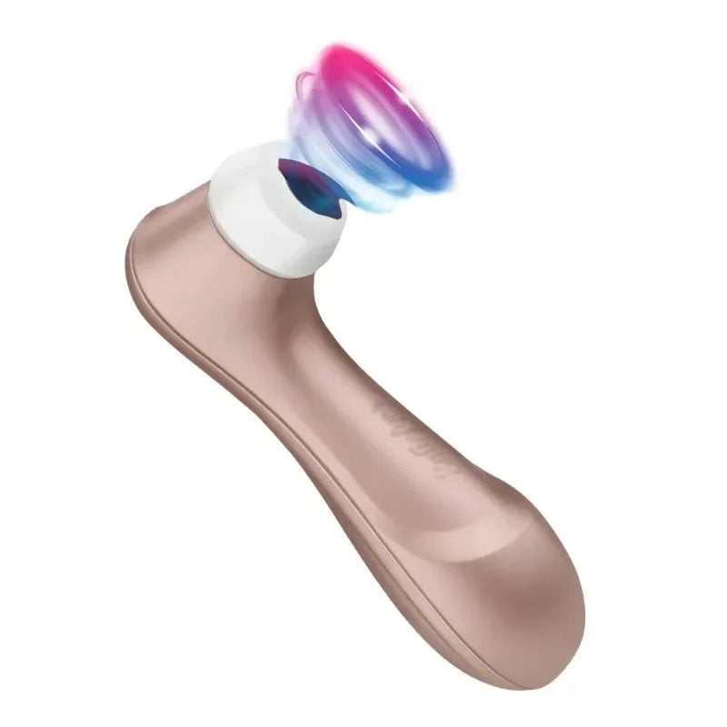 Satisfied By German Pro 2 Powerful Clitoral Suction Dildo for Female Oral Nipples, Clitoral Stimulation Toy, Clitoral Stimulator