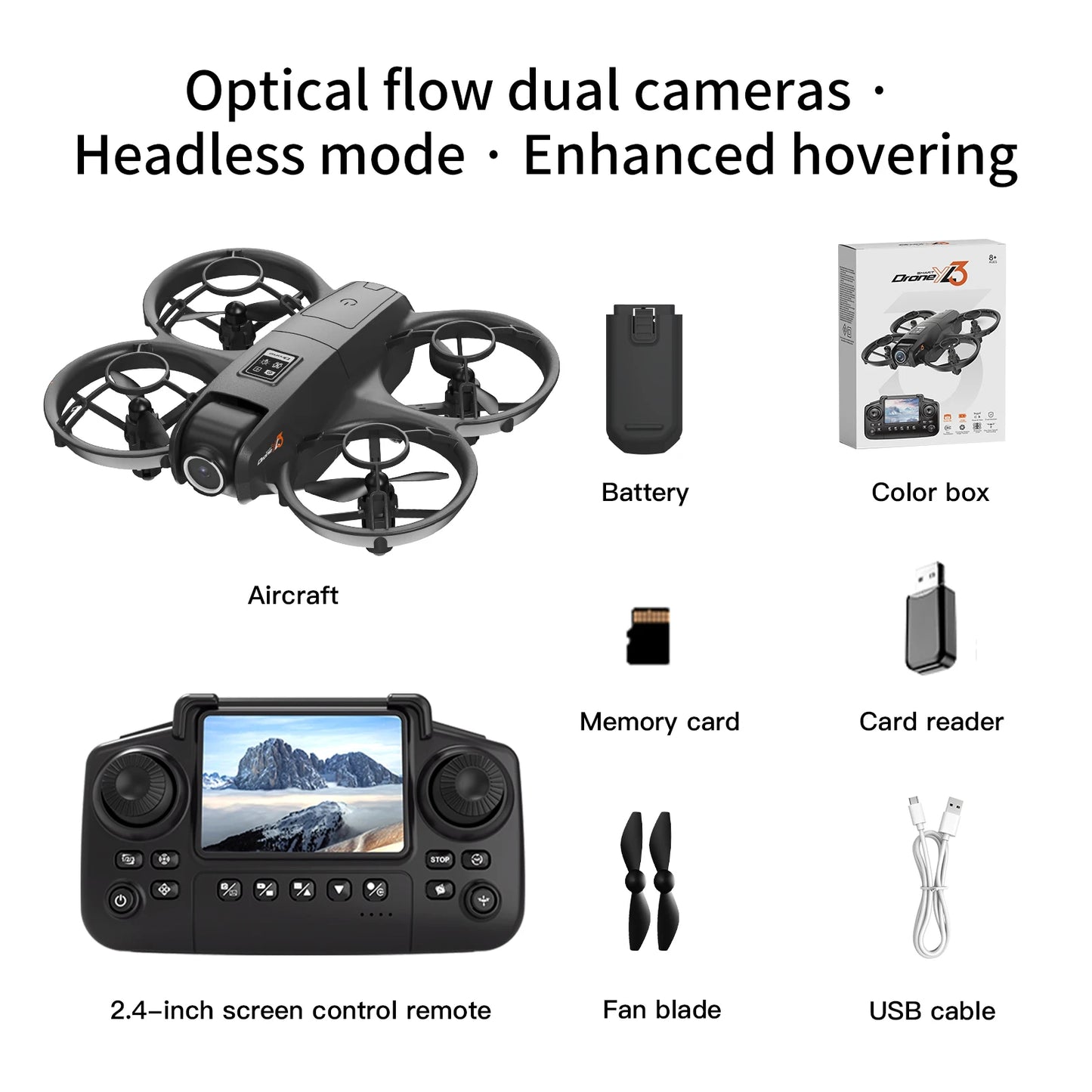 Drone Professional 8K Camera with 5G WiFi FPV UAV Screen YL3 Remote Control and Obstacle Avoidance Quadcopter 2025