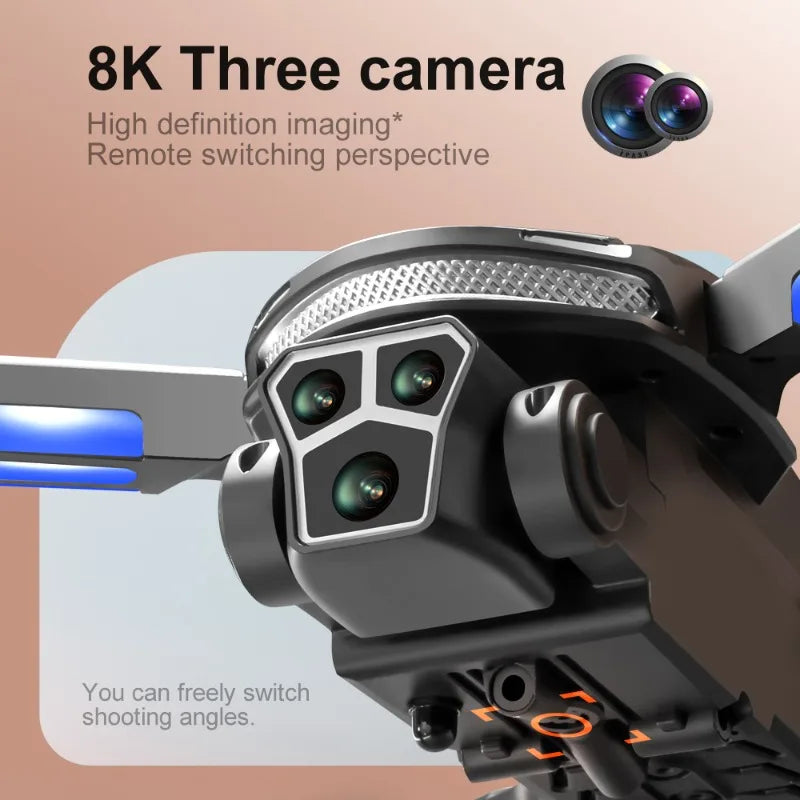 Drone Aerial Photography, High-definition Remote Control, Three Cameras, 4K Long-range Brushless Aircraft