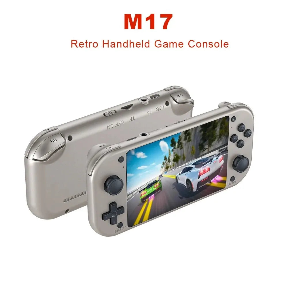 BOYHOM M17 Retro Handheld Video Game Console Open Source Linux System 4.3 Inch IPS Screen Portable Pocket Video Player for PSP - Uknowucme