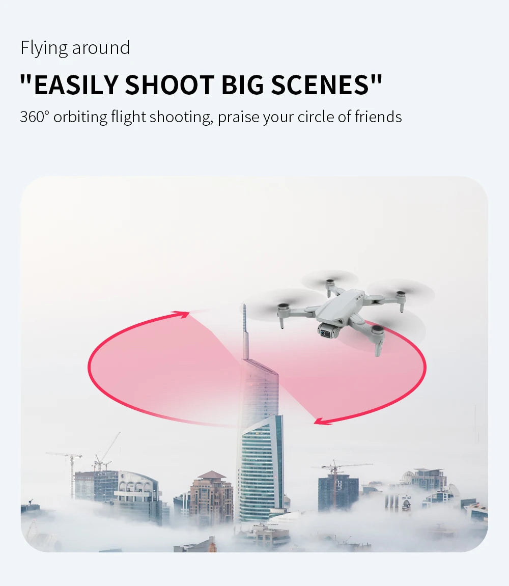 Drone L900 Pro 4K Professional 5G GPS HD Dual Camera Photography Brushless Foldable Quadcopter RC Distance 1.2KM Drones Toys - Uknowucme