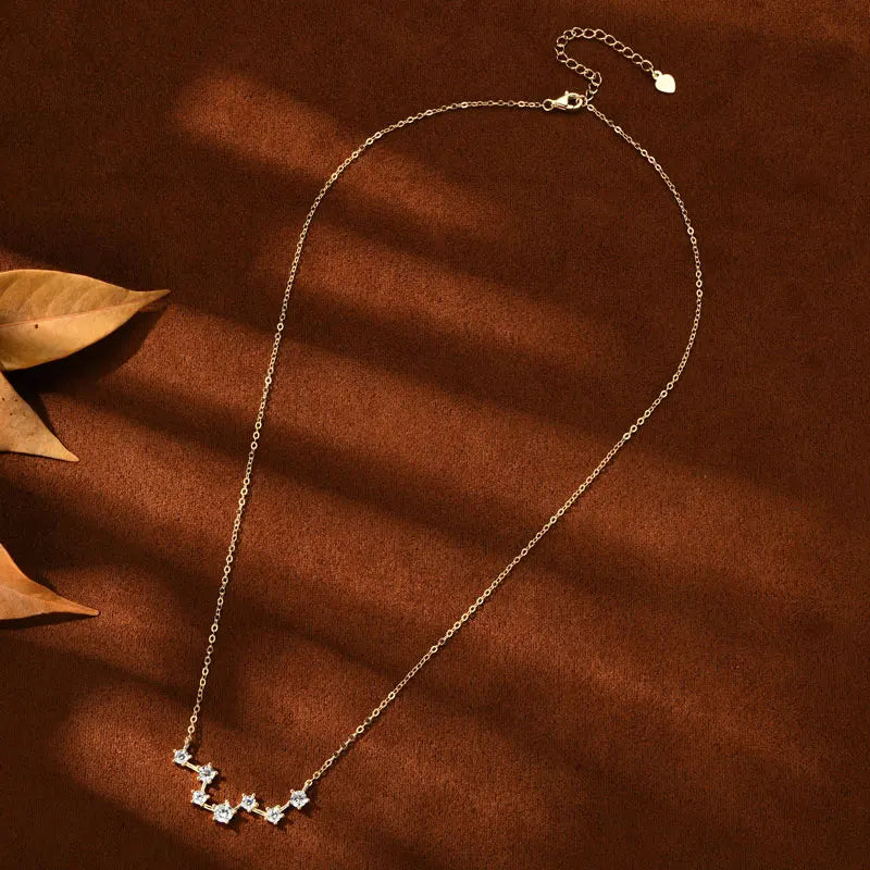 4Mm&3.5Mm&3Mm Round Moissanite Necklace For Women Fashion Pendant Necklace 18K White Gold 925 Sterling Silver Jewelry Gift - Uknowucme