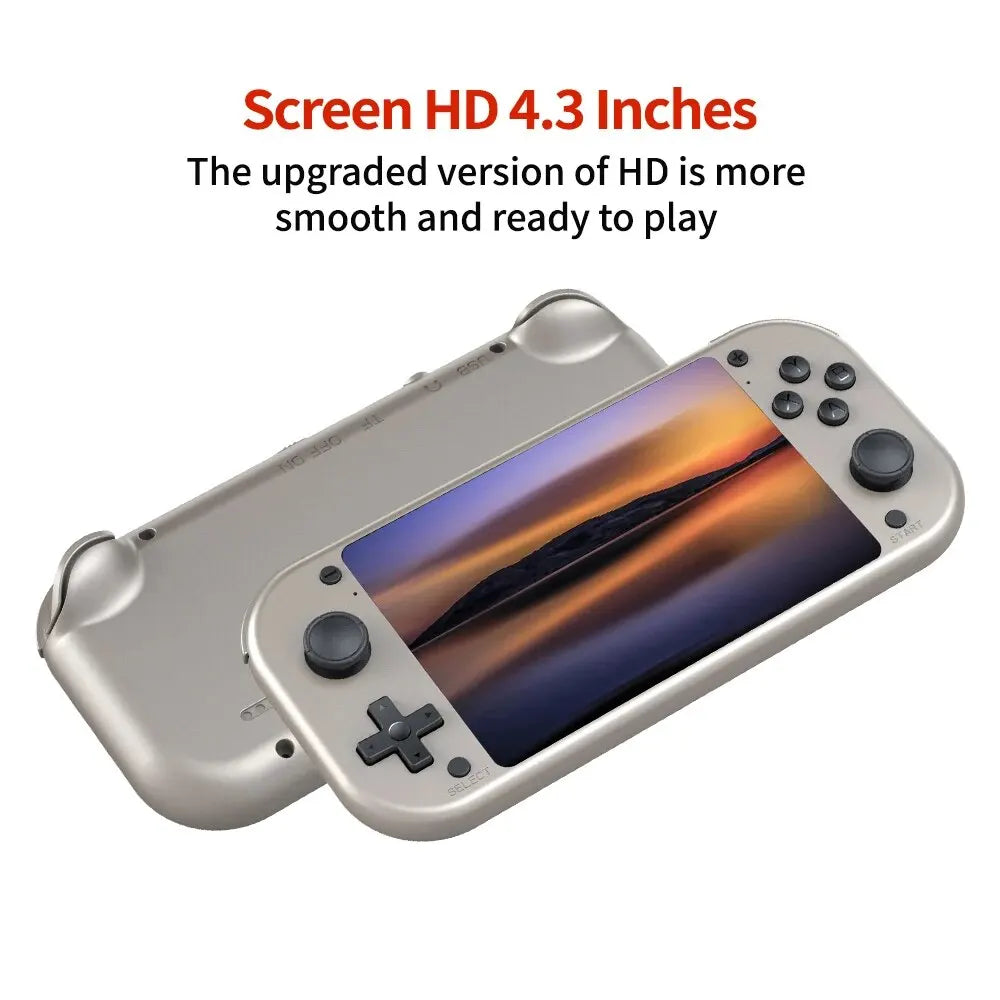 BOYHOM M17 Retro Handheld Video Game Console Open Source Linux System 4.3 Inch IPS Screen Portable Pocket Video Player for PSP - Uknowucme