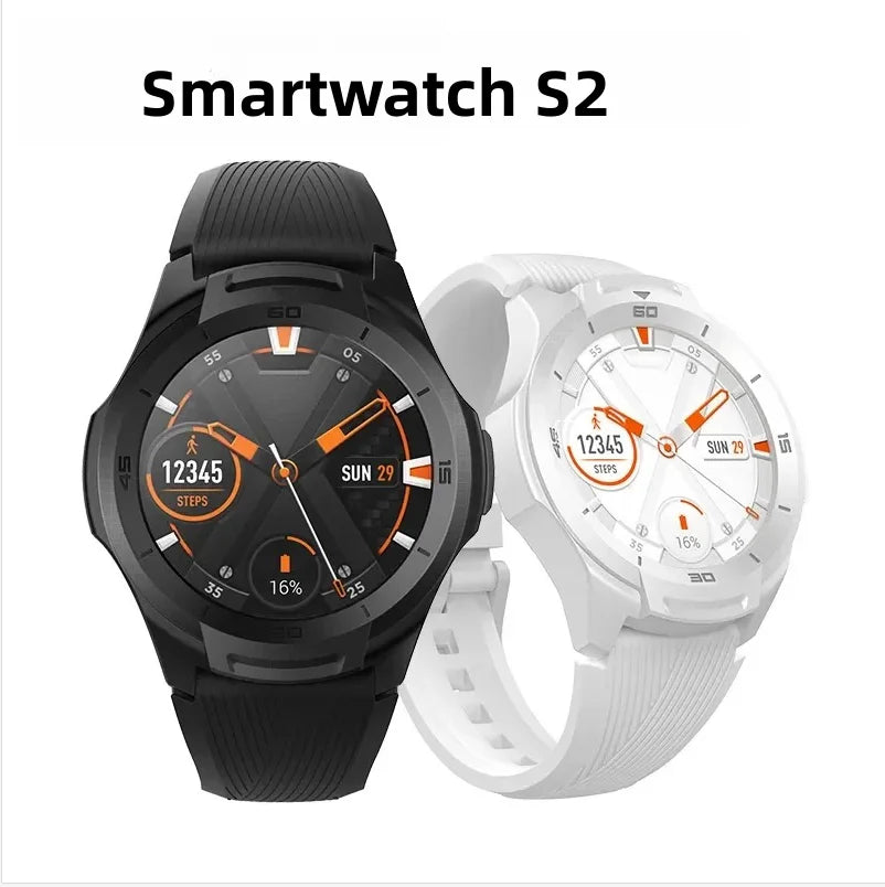 TicSmartwatch S2 Wear OS by Google Smartwatch Built-in GPS 24-Hour Heart Rate Monitor forMen 5ATM IP68 Waterproof forIOS&Android - Uknowucme