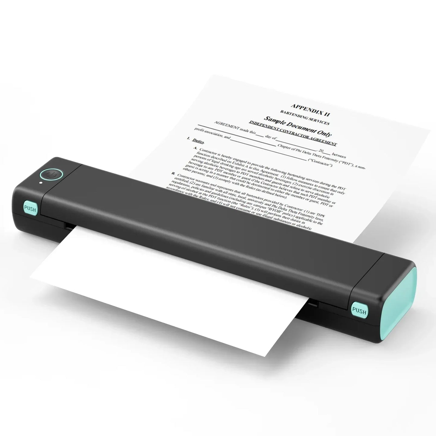 Phomemo portable A4 printer thermal printer letter size wireless bluetooth m08f letter printer for text/PDF/web printing - Uknowucme
