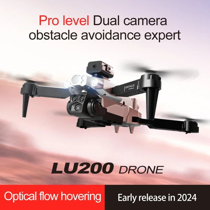 Lenovo 10000M LU200 GPS 8K HD Triple Camera Aerial Photography WIFI Optical Localization Automatic Obstacle Avoidance Drone - Uknowucme