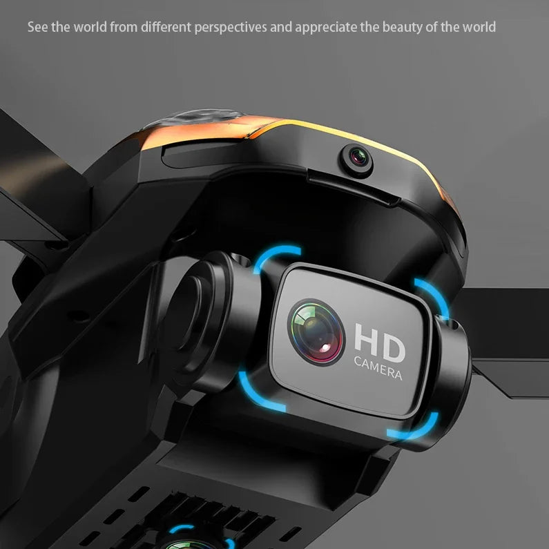Drone Professinal 8K HD Dual Camera 5G WIFI Wide Angle Optical Flow Localization Brushless Motor RC Quadcopter - Uknowucme