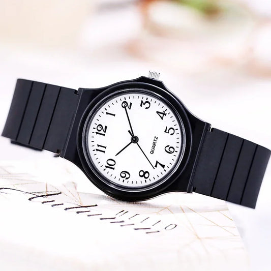 Simple Fashion Quartz Watch for Women Student Wrist Watches Silicone Strap Watch Wholesale Reloj Mujer Elegante Reloj De Mujer - Uknowucme