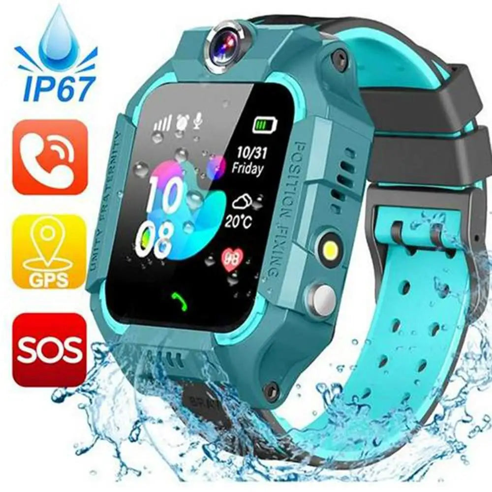 New Children's Smart Watch SOS Phone Watch Smartwatch For Kids With Sim Card Photo Waterproof IP67 Kids Gift For IOS Android - Uknowucme