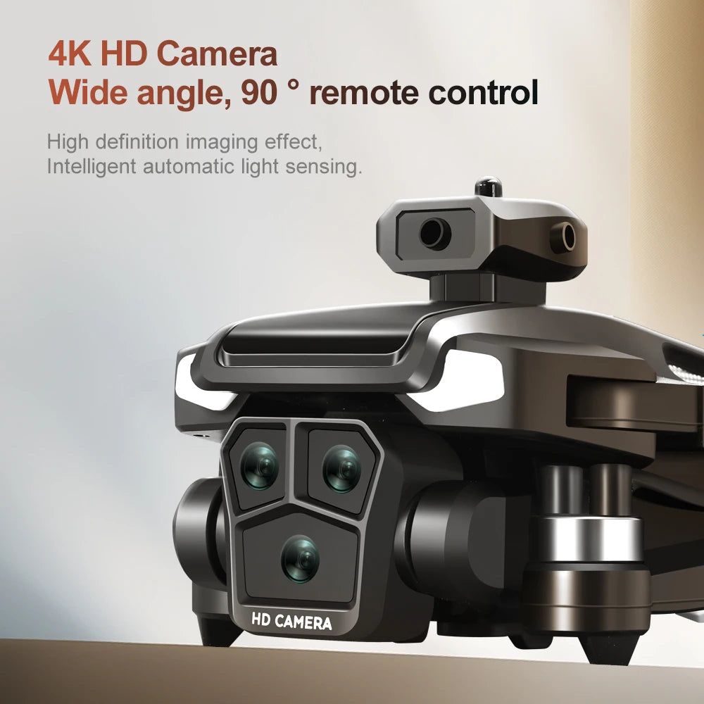 Drone 4K HD Brushless Motor Avoidance Drones with 4.5" Screen On Control Dual Cameras Quadcopter Gifts For Children and Adults - Uknowucme