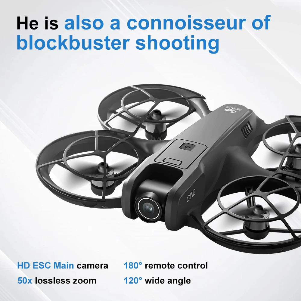 Drone 8k high-definition aerial photography obstacle avoidance brushless quadcopter children's remote control toy 2025 models - Uknowucme