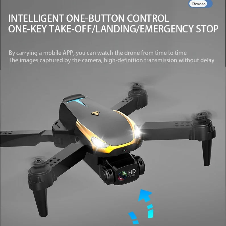Drone Professinal 8K HD Dual Camera 5G WIFI Wide Angle Optical Flow Localization Brushless Motor RC Quadcopter - Uknowucme