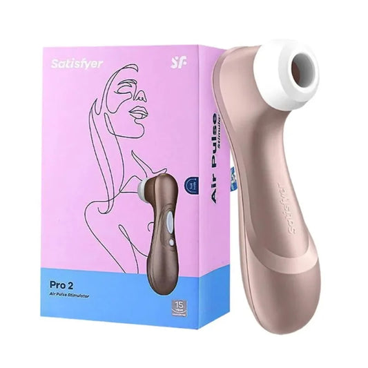Satisfied By German Pro 2 Powerful Clitoral Suction Dildo for Female Oral Nipples, Clitoral Stimulation Toy, Clitoral Stimulator