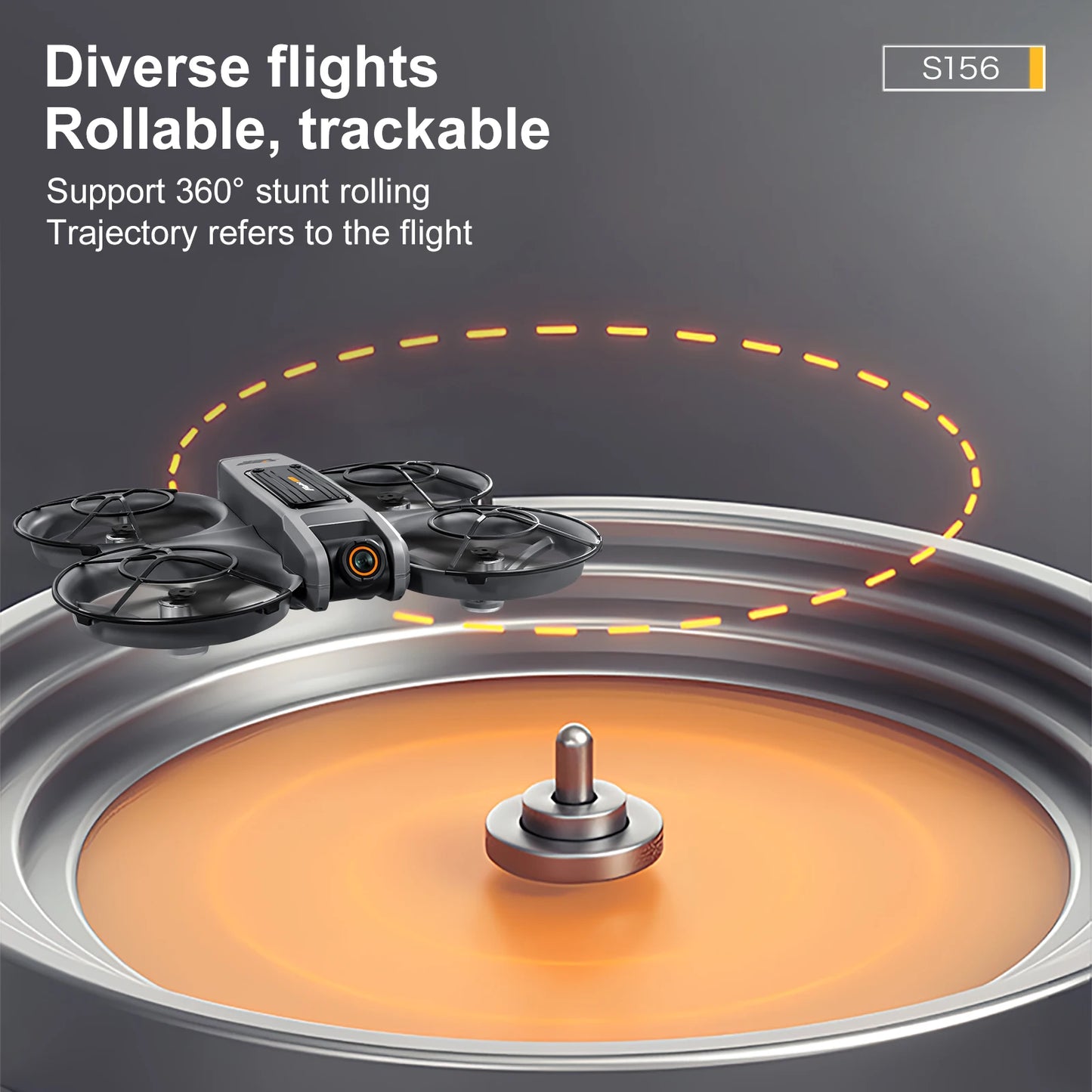 Drone with Camera 4K HD Video Stable Hover 180° Adjustable Lens 3D Flip RC Drones FPV Brushless Optical Flow Quadcopter UAV - Uknowucme