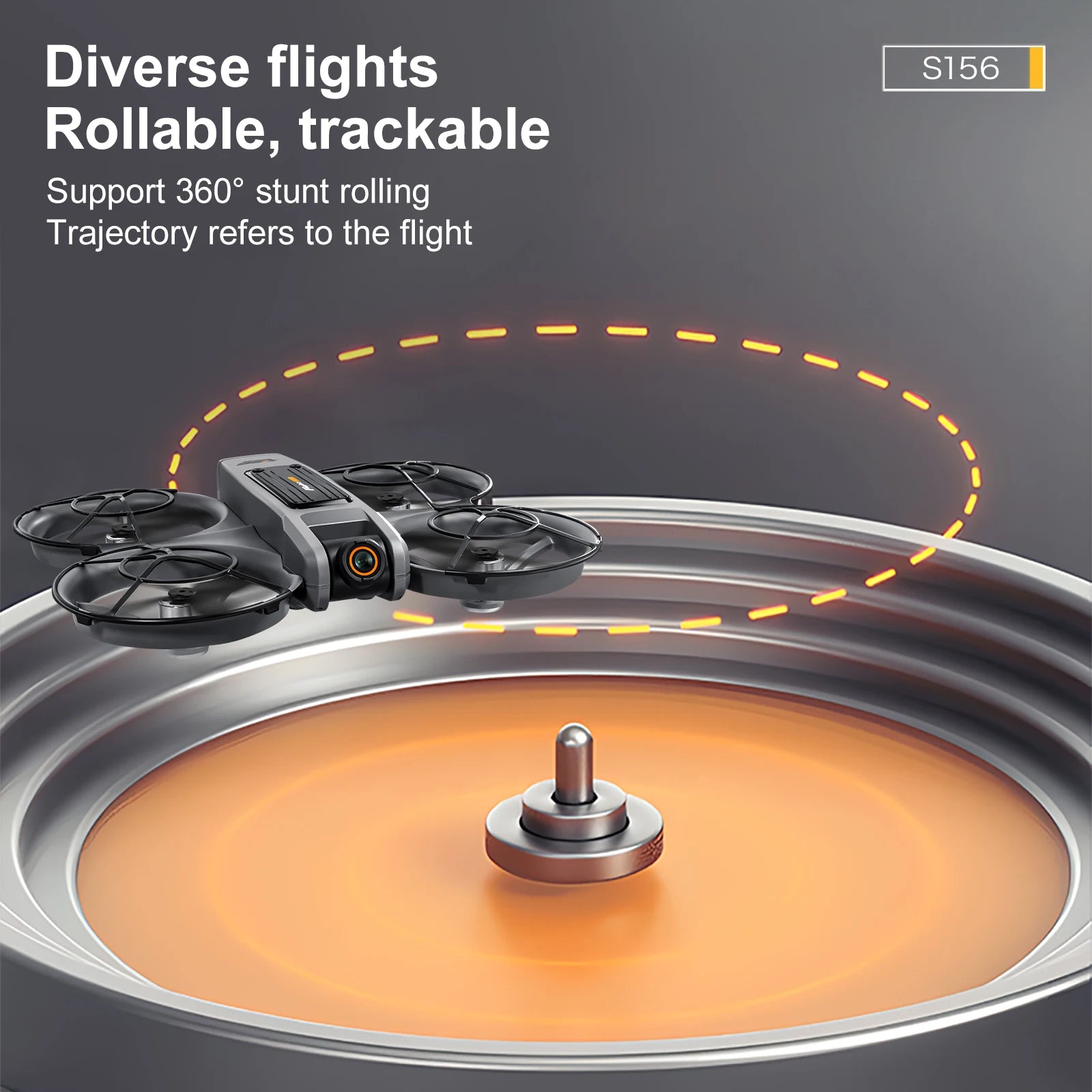 Drone with Camera 4K HD Video Stable Hover 180° Adjustable Lens 3D Flip RC Drones FPV Brushless Optical Flow Quadcopter UAV - Uknowucme
