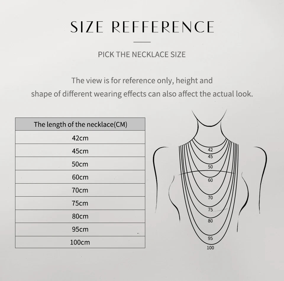 Moissanite Diamond 6.5mm 1CT Necklace For Woman Pendant 925 Silver Necklace For Women Chains Party Bridal Fine Jewelry - Uknowucme
