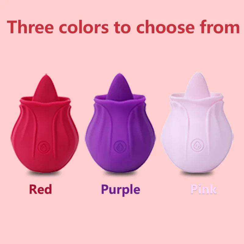 Rose Toy for Women Shape Sucking Dildo Vibrator G-spot Pussy Nipple Sucker Oral Licking Clitoris Sucking Vibrators