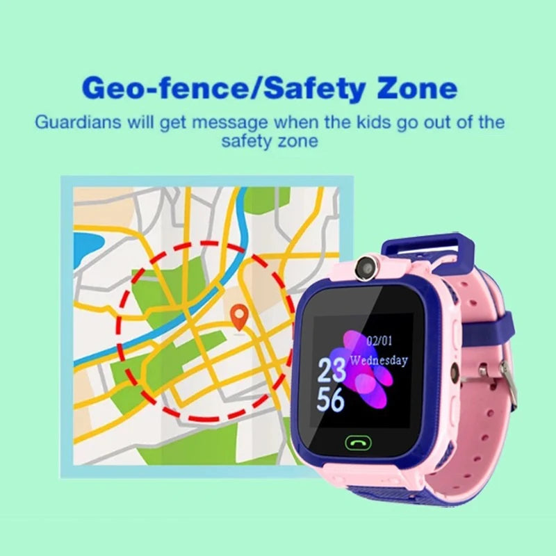 Smart Watch For Kids - Location, Camera, Video, Music, Games, Alarm, Calculator - Uknowucme
