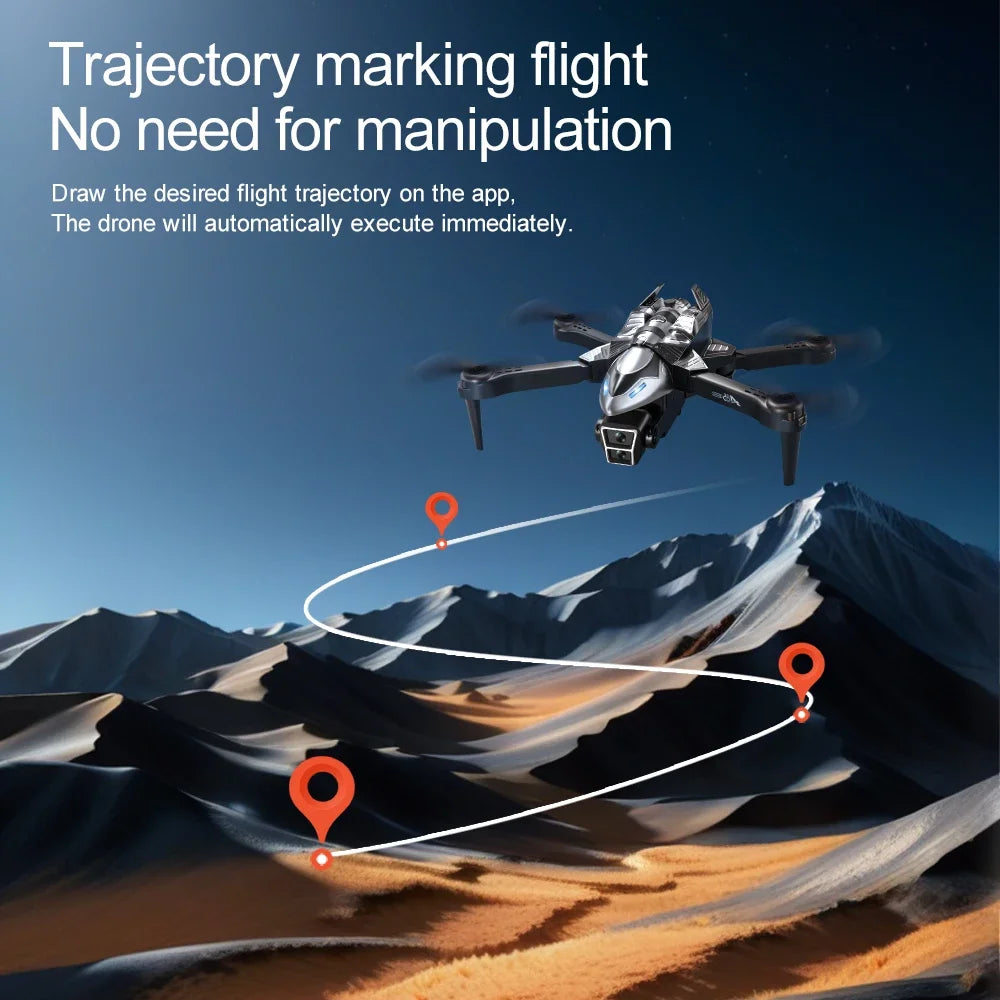 Drone Spray Fighter HD Dual Camera A66 Aerial Photography Drone Obstacle Avoidance Optical Flow with WIFI Signal Headless Mode - Uknowucme
