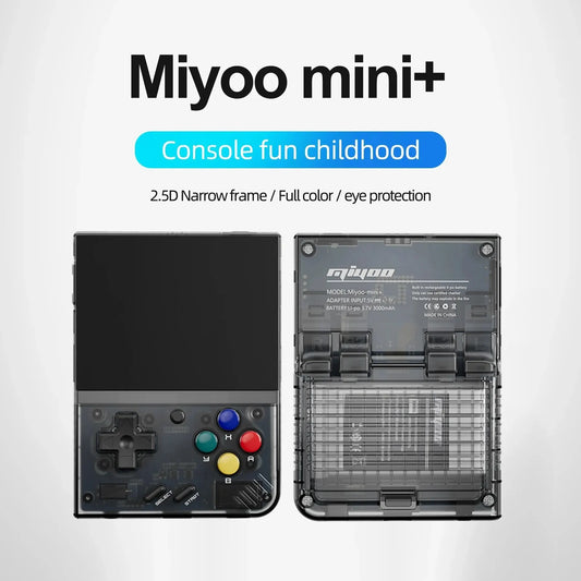 MIYOO Mini Plus Portable Retro Handheld Game Console V2 Mini+ 3.5 Inch IPS Screen Classic Video Game Console Linux System Gift - Uknowucme