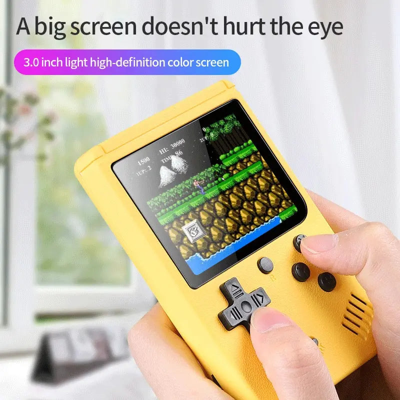 Retro Portable Mini Handheld Video Game Console 8 Bit 3.0 Inch Color LCD Kids Color Game Player Built in 500 Games - Uknowucme