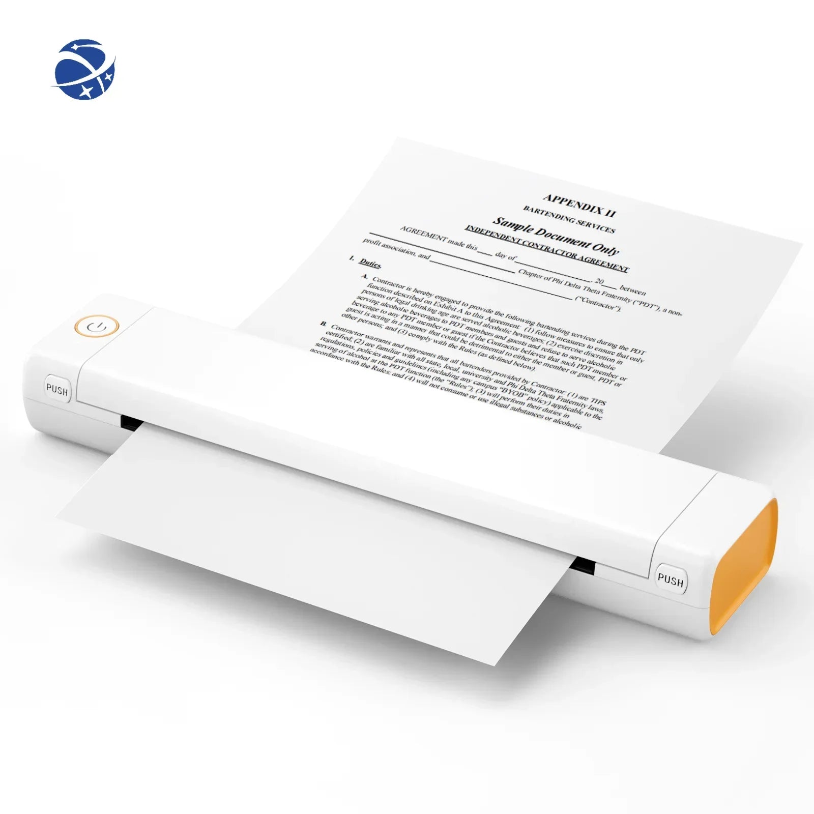 Phomemo portable A4 printer thermal printer letter size wireless bluetooth m08f letter printer for text/PDF/web printing - Uknowucme
