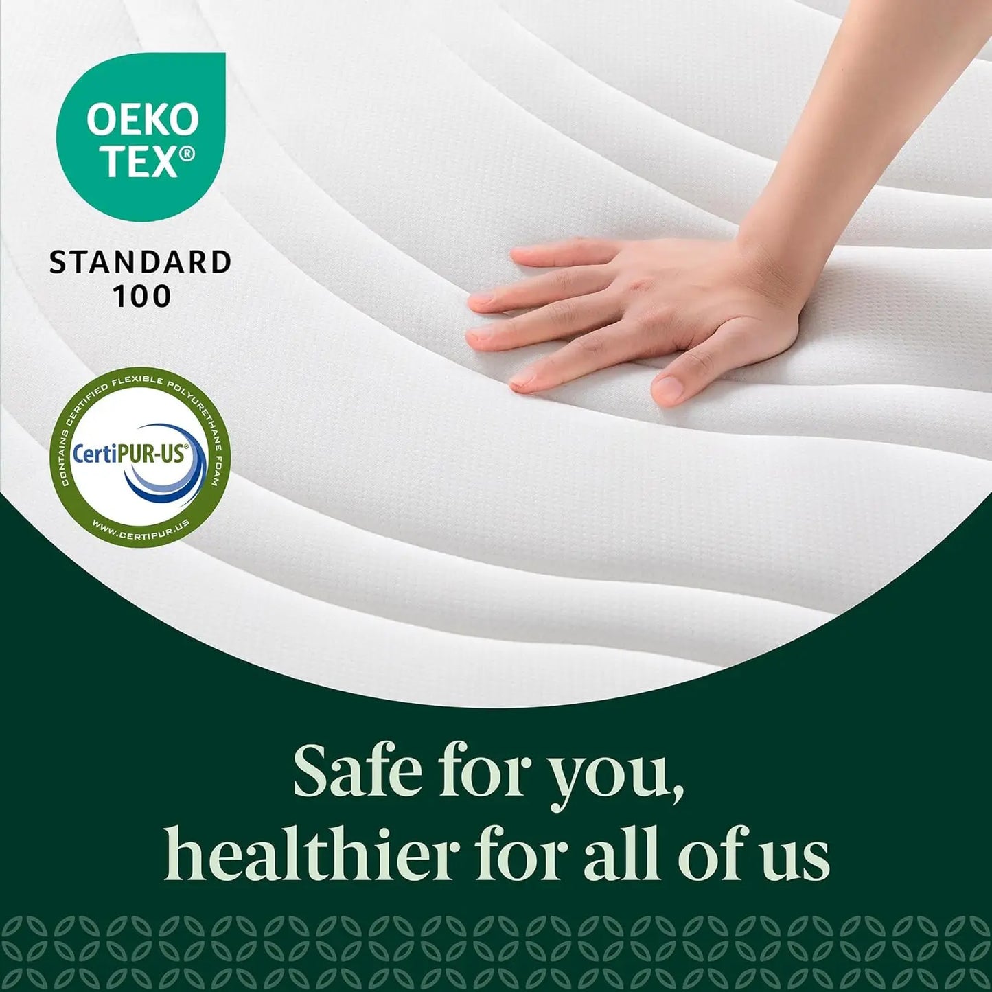 6 Inch Spring Sensation Hybrid Mattress [New Version], Medium Firm Feel, Fiberglass Free, Mattress in A Box, Twin - Uknowucme