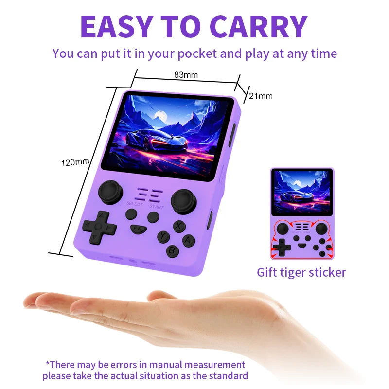 POWKIDDY RGB20S Retro Open Source System RK3326 Video Handheld Game Console 3.5 Inch 640*480 IPS Screen Gaming Children's Gifts