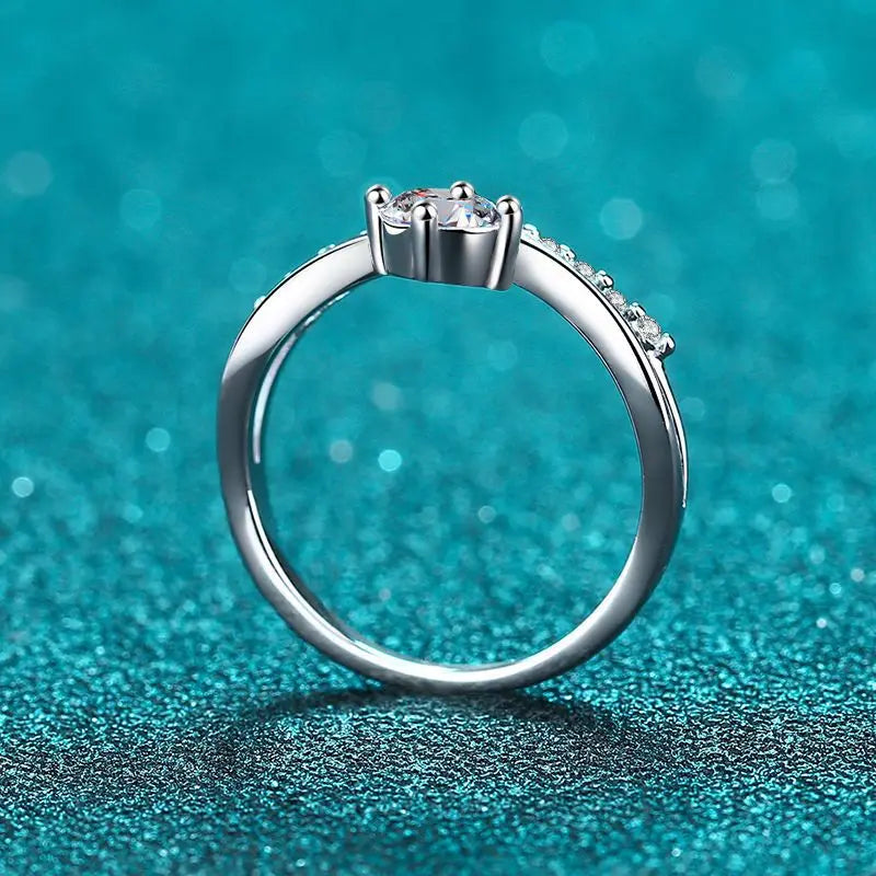 Moissanite Ring Original 100% 925 Sterling Silver Jewellery ladies Women's Factory Sales Jewelry 2025 Wedding Engagement Rings - Uknowucme