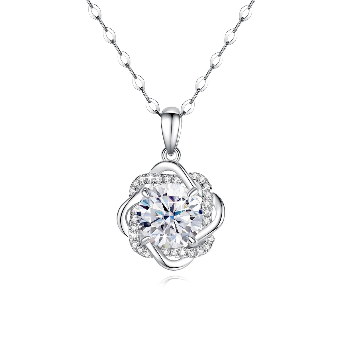 Moissanite Earrings With Certificate 2 Carat Rose Gold Luxury Jewelry For Woman Star Of David Design Trend Gift Female Mossanite - Uknowucme