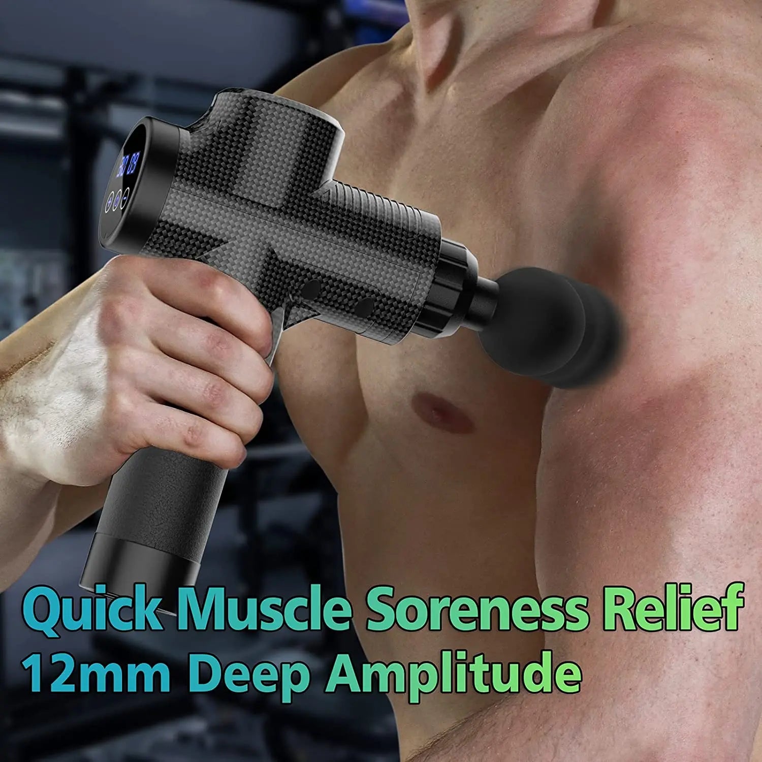 Deep Tissue Massage Gun Portable Facial Muscle Massager Massage Pistool For Back Neck Body Muscle Fitness Tool - Uknowucme