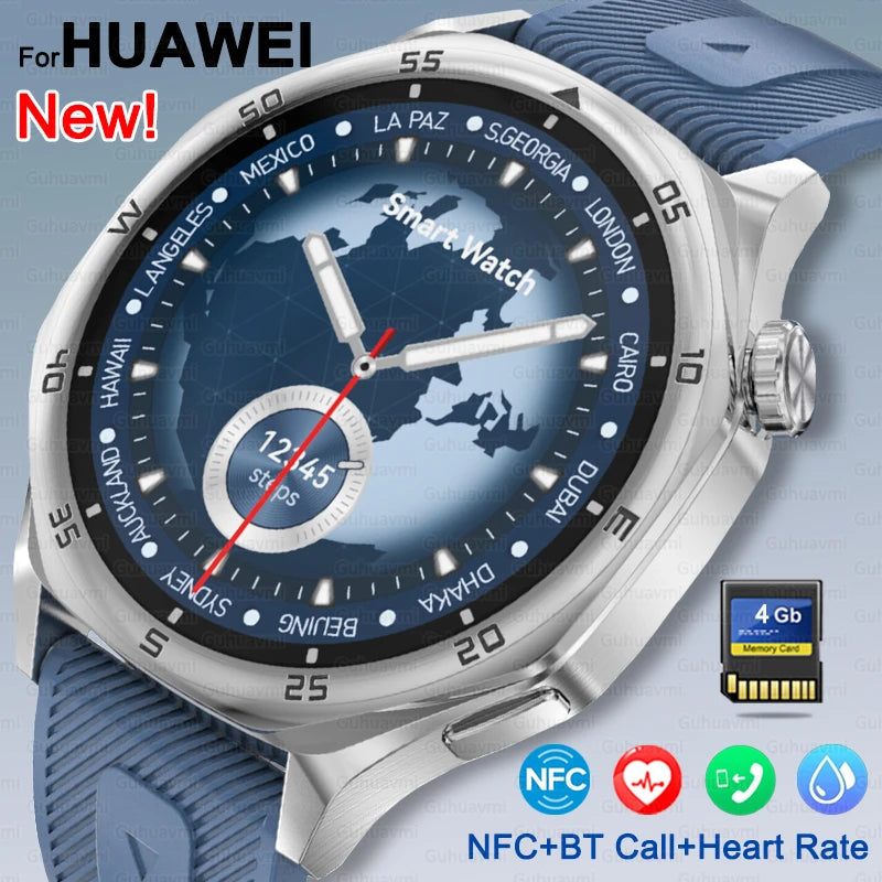 Original For Huawei WATCH 5 NFC Smart Watch Men Women 4GB Memory Sapphire Crystal Full Touch Screen Sport Fitness SmartWatch New