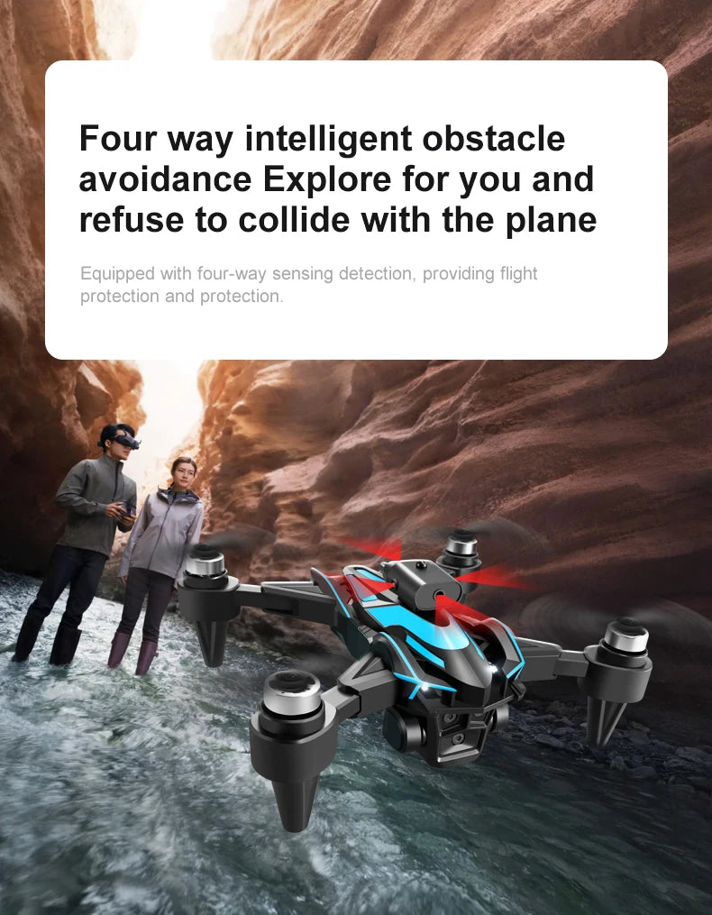 Drone New Upgrade with Screen Remote Control K12 MAX 8K HD Mini Dron Obstacle Avoidance Brushless Aerial UAV FPV Quadcopter Toys
