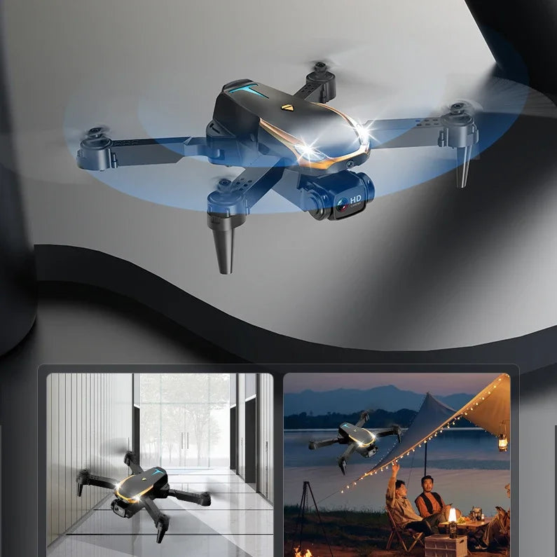 Drone Professinal 8K HD Dual Camera 5G WIFI Wide Angle Optical Flow Localization Brushless Motor RC Quadcopter - Uknowucme