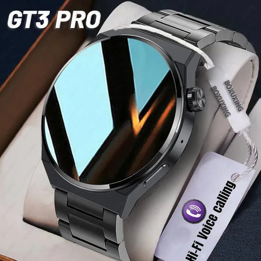 For Huawei Xiaomi GT3 Pro Smart Watch Men AMOLED 390*390 HD Screen Heart Rate Bluetooth Call IP68 Waterproof SmartWatch 2023 New - Uknowucme