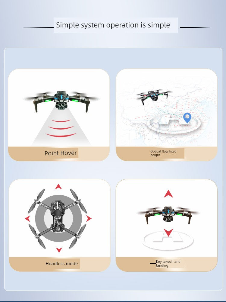 UAV Obstacle Avoidance Aircraft for Areal Photography HD Professional GPS Kids Elementary School Toy Gift Remote Control Aircraft - Uknowucme