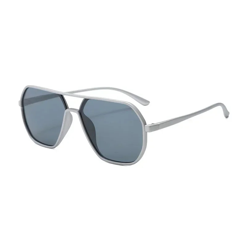 New Body Frame Sunglasses Ins Large Frame Display Face Small Sunglasses Men and Women Fashion Driving UV Glasses - Uknowucme