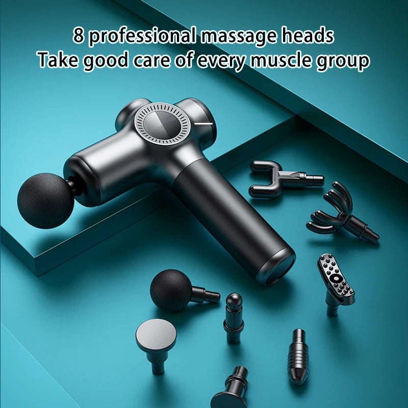 Fascia Gun Muscle Massager Gun Electric Muscle Mastubator Massage Gun Masajeador Professional Massage Machine portable turbine