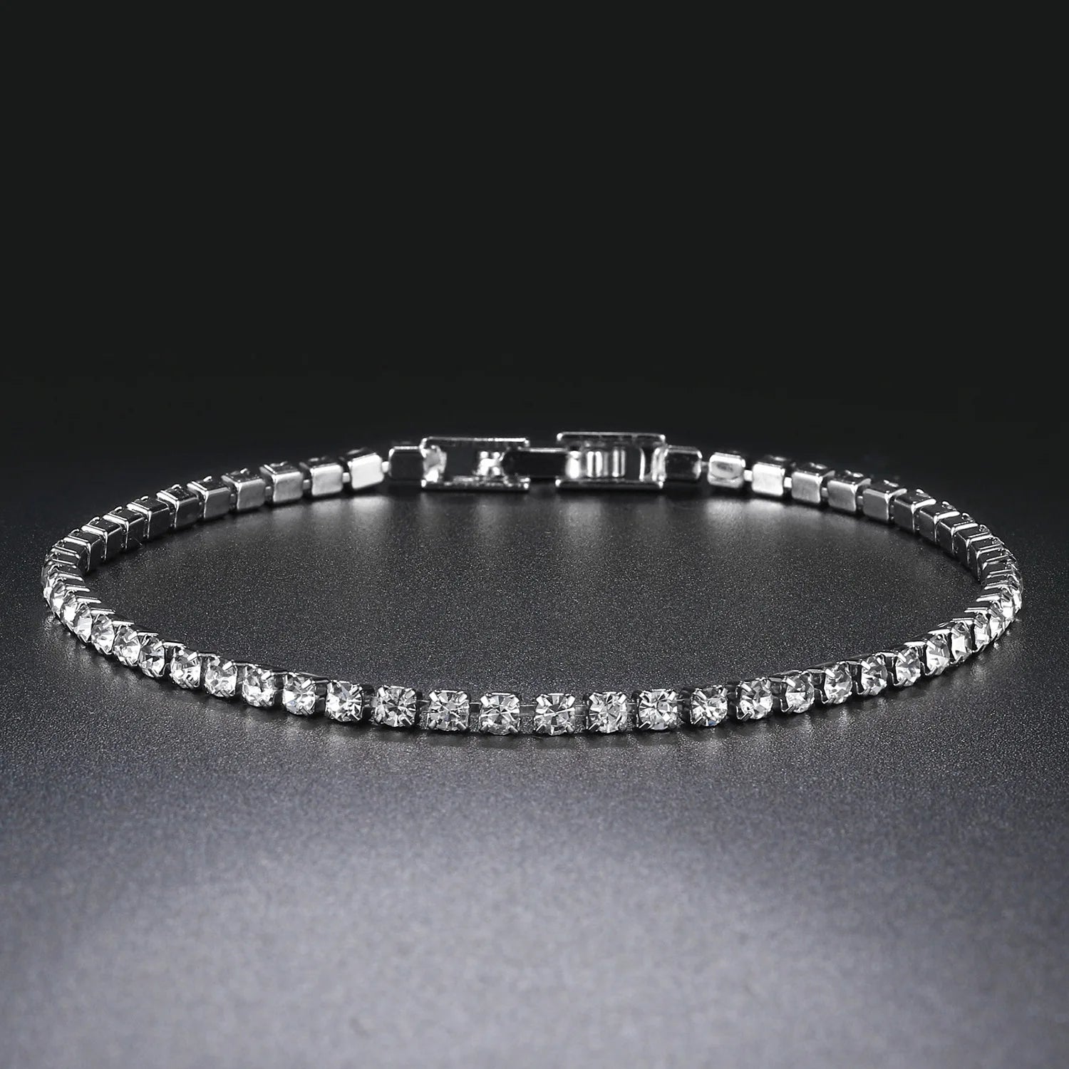 2mm All Moissanite Tennis Bracelet for Men Women Party Simulated Diamond Chain 925 Sterling Silver Fine Jewelry Wholesale - Uknowucme