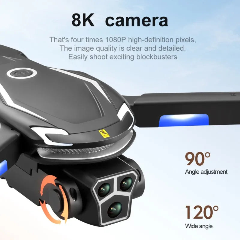 Drone Aerial Photography, High-definition Remote Control, Three Cameras, 4K Long-range Brushless Aircraft