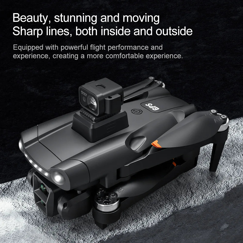 Drone 8K V198 Profesional HD Camera For Xiaomi ESC Brushless Obstacle Avoidance Aerial Optical Foldable Quadcopter Mini Drone - Uknowucme
