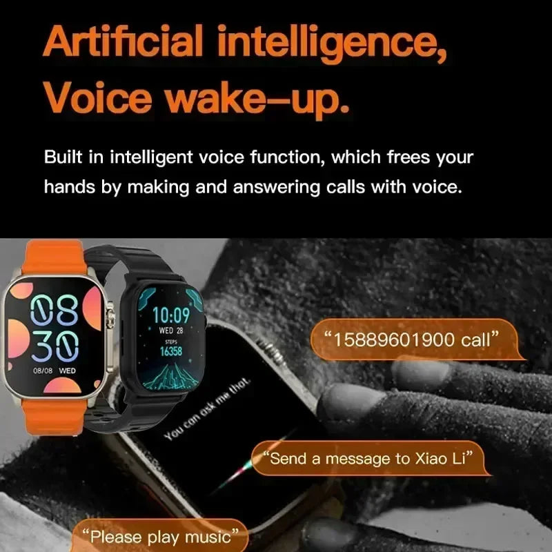 2025 New Smart Watch with Heart Rate Tracker and Sleep Monitor, Dustproof and Waterproof Features for Active Lifestyles - Uknowucme