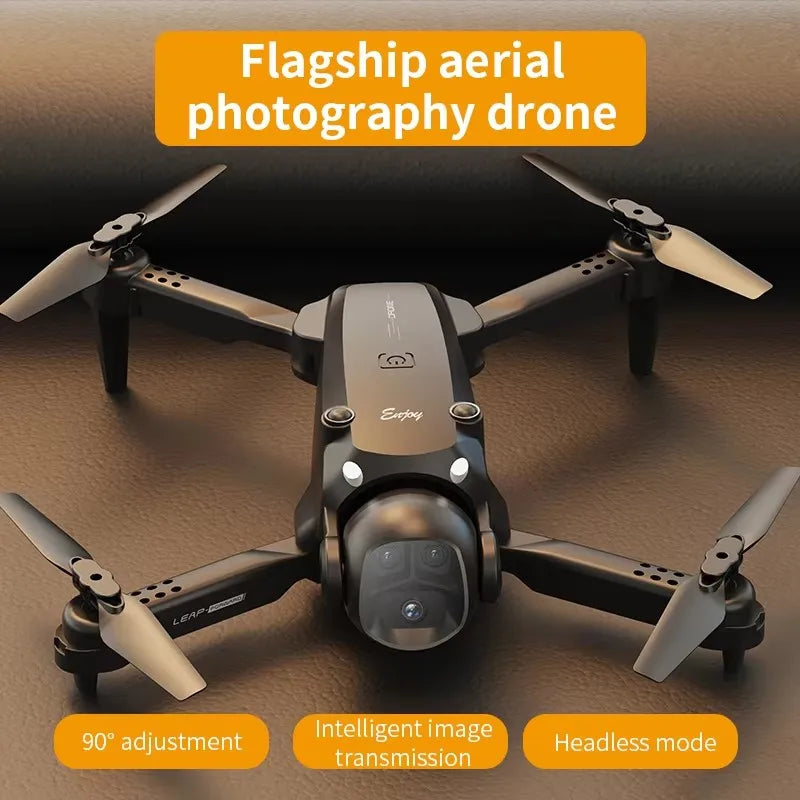 H20 Drone: Foldable Remote Control Four-Axis Flying Toy with Dual-Lens Design + Optical Flow Hover + Six-Axis Gyroscope
